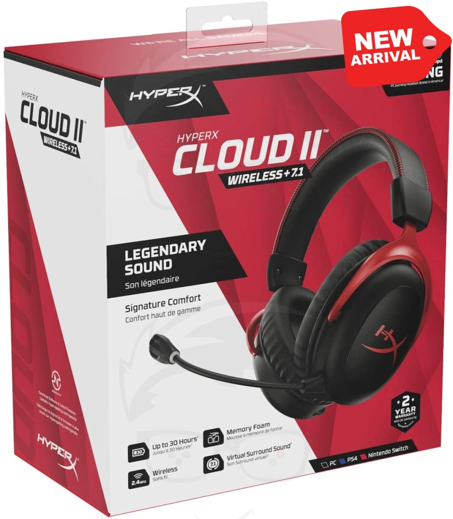 HyperX Cloud II Wireless - Gaming Headset HyperX Cloud II Wireless - Gaming Headset